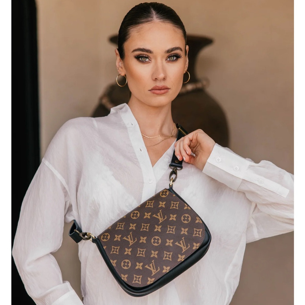 Louis Vuitton Vintage Boho crossbody bag with braided leather strap